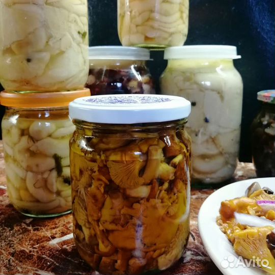 Грибы маринованные, и солёные