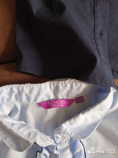 Школьная форма для девочки 128 серая