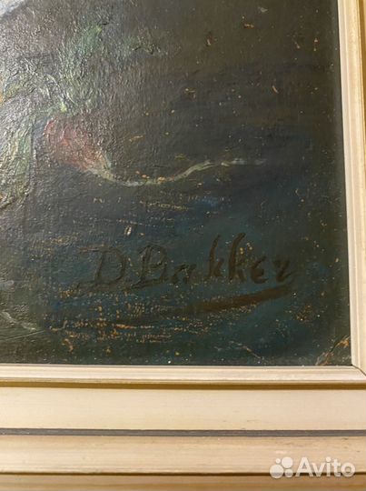 Картина винтаж Европа 20в