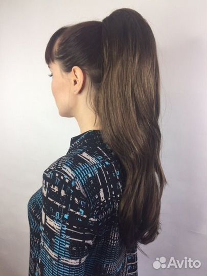 Длинный прямой хвост на крабе ilona Цвет разный