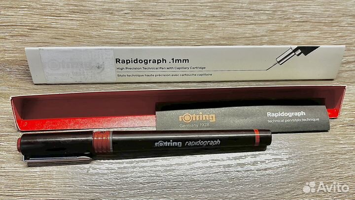 Rotring Rapidograph 1мм рапидограф