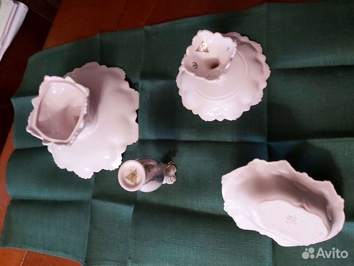 Подлинный Розовый Карловарский фарфор