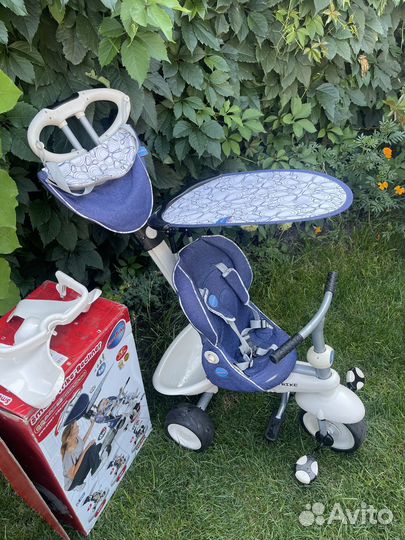 Детский Трехколесный велосипед с ручкой