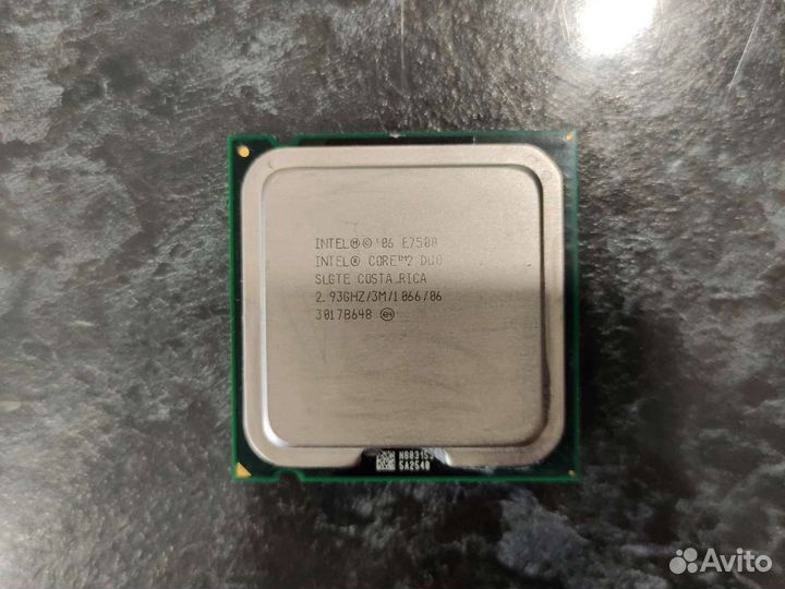 Процессор intel core 2 duo e7500