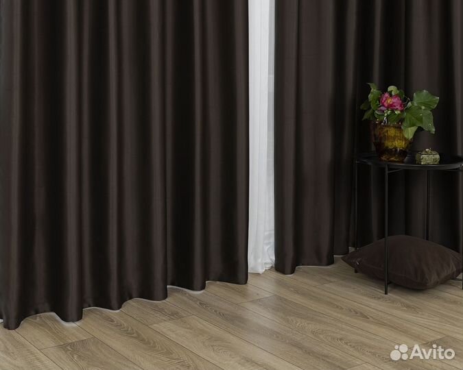 Шторы блэкаут Марсель Шоколад