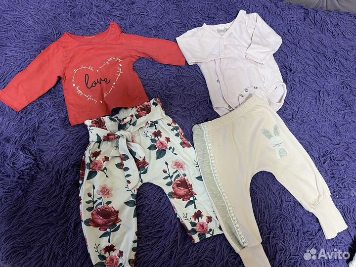 Вещи пакетом на девочку 62 пакетом