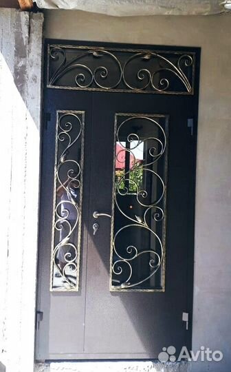 Кованные двери, кованые решетки, стеллажи, металло