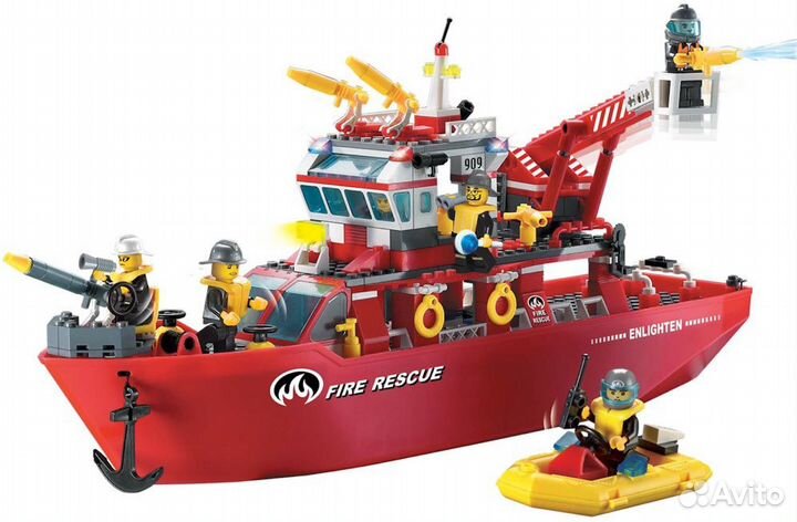 Конструктор Fire Rescue Пожарный (аналог Лего)