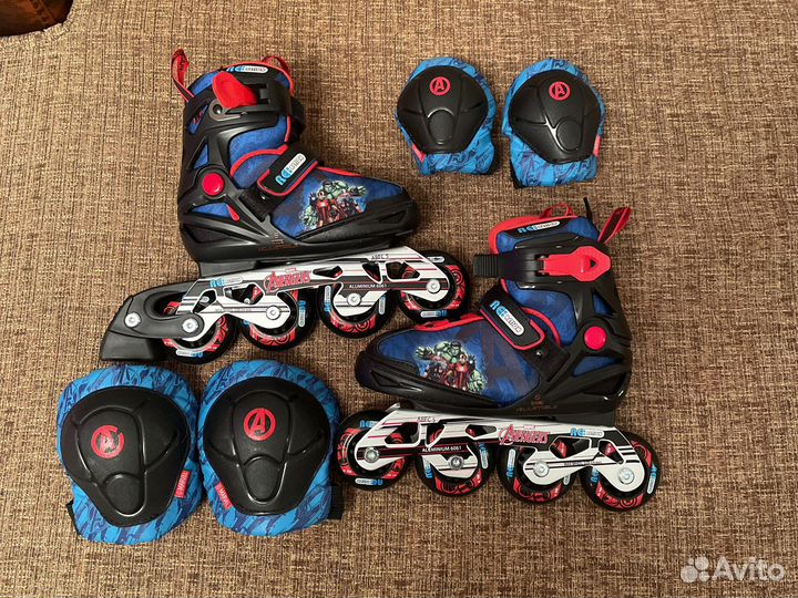 Ролики детские 26-31 с защитой