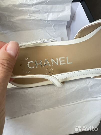 Босоножки Chanel Slingback