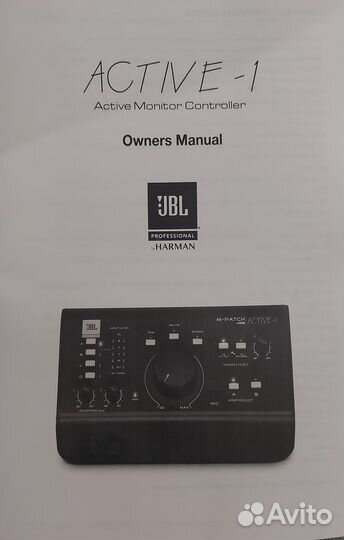 Mониторный контролер JBL M - Patch Active -1