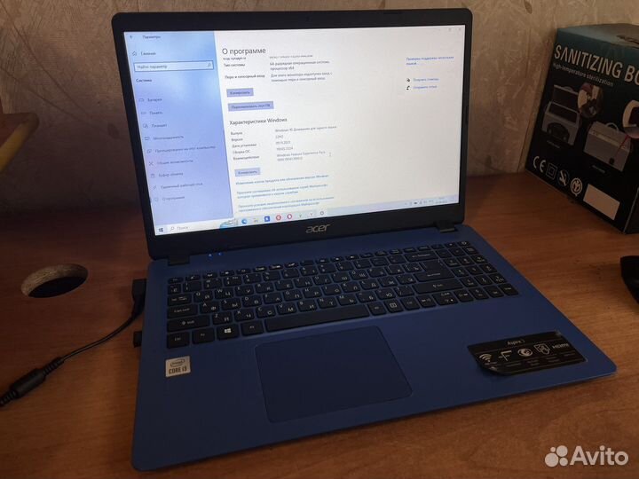 Ноутбук acer aspire 3