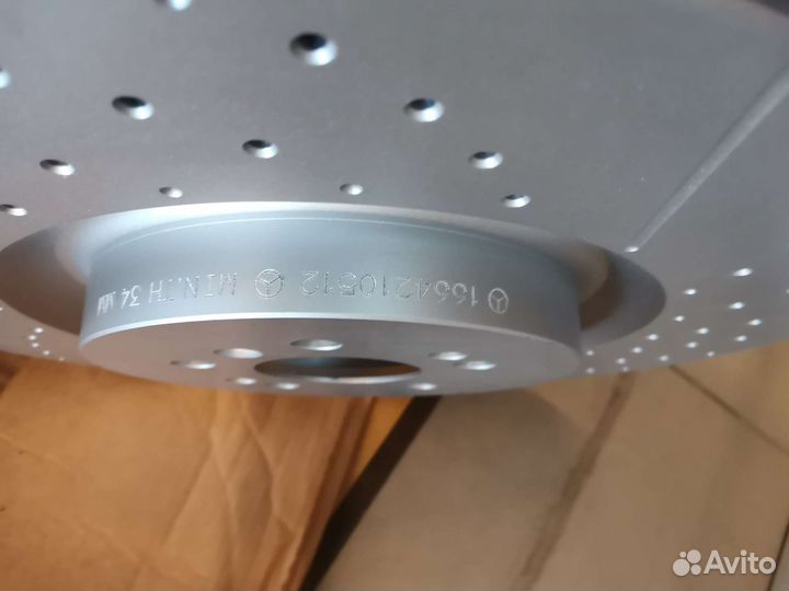 Диски тормозные Mercedes ML GL GLE A1664210512 нов