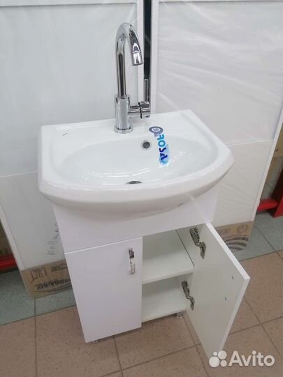 Раковина с тумбой 45 см для ванной комнаты