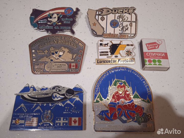 Значки хоккей