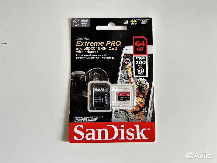 Карта памяти Sandisk Extreme pro 64/128/256gb