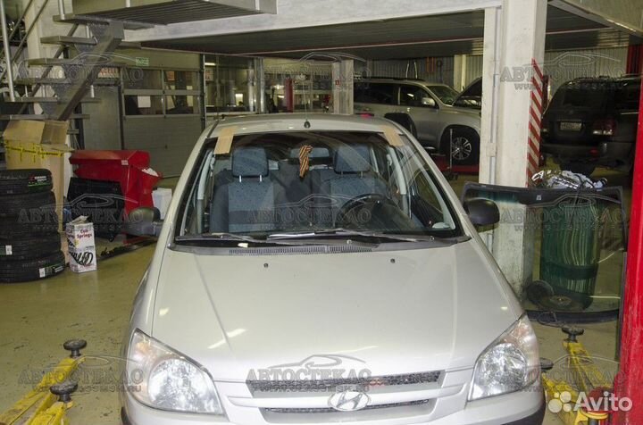 Лобовое стекло на Хендай Гетц