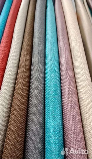 Шторы рогожка - лён новые, готовые