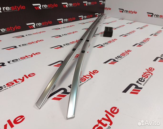 Рейлинги Mazda CX-9 с 2017 Серебро N1798