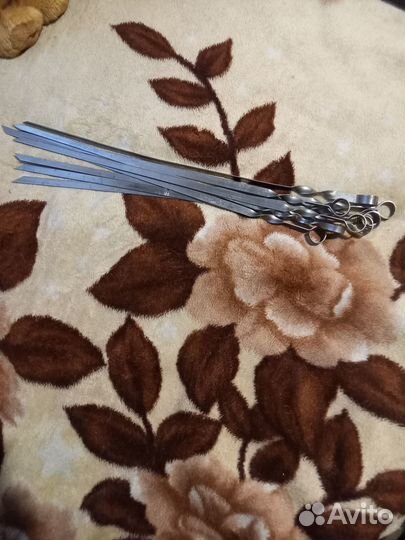 Набор шампуров из нержавейки 12х18н10т