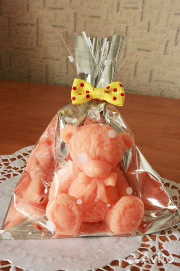 Прозрачный подарочный пакет