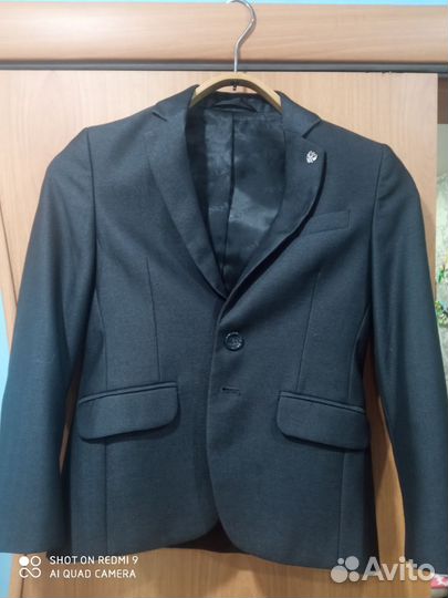 Пиджак школьный для мальчика 134