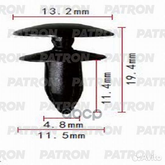 Клипса пластмассовая Chevrolet, Chrysler, Daewo