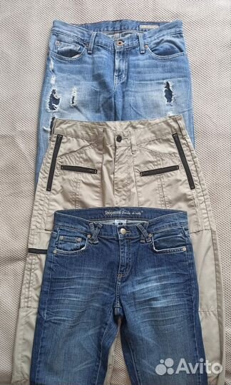 Джинсы брюки 27 Sinequanone Pepe jeans пакетом