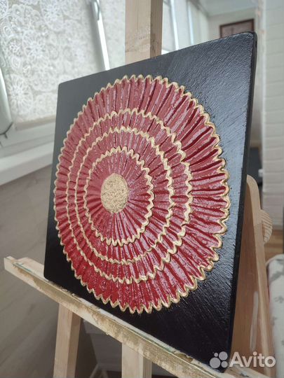 Фактурная картина в технике барельеф