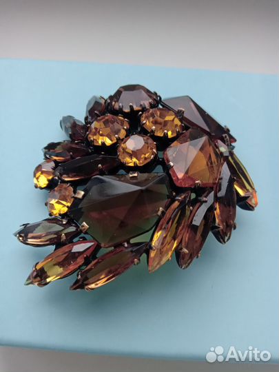 Брошь винтаж чехия