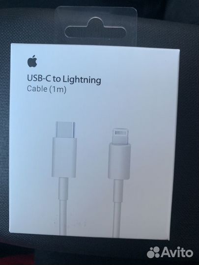 Шнур зарядного Apple USB-C to Lightning