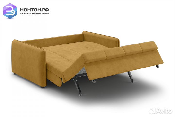 Диван аккордеон Хилтон горчичный