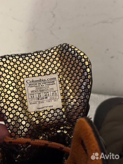 Ботинка зимние Columbia р. 42,5 мужские