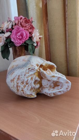 Череп статуэтка копилка