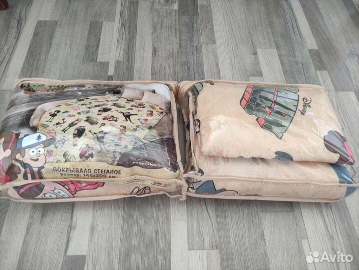 Покрывало стеганное 1,5 (детское) Гравити Фолз