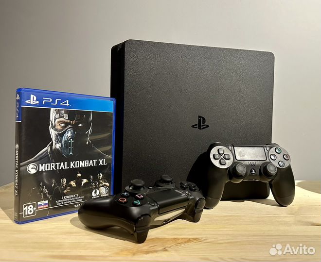 Sony playstation 4 slim 1tb / mortal combat