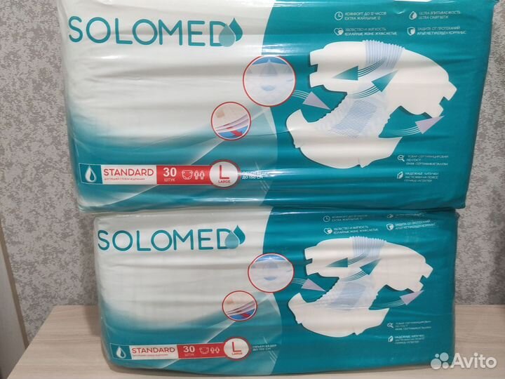 Памперсы для взрослых Solomed размер L
