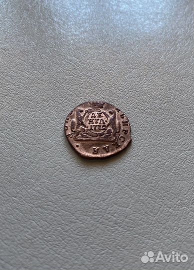 Денга 1772 км Сибирская Монета