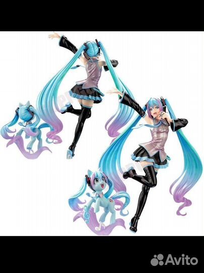 Аниме фигурка Hatsune Miku / Хасунэ Мику + Pony