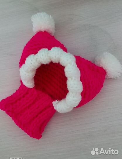 Шапка для собак мелких пород