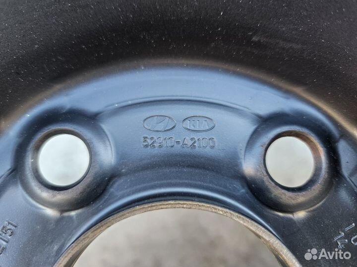 Диски штампованные r16 5x114.3 67.1 Hyundai Kia