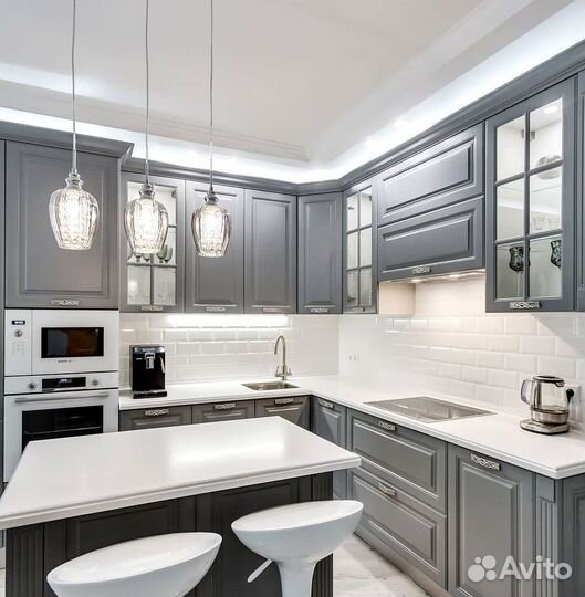 Кухонный гарнитур скандинавия на заказ