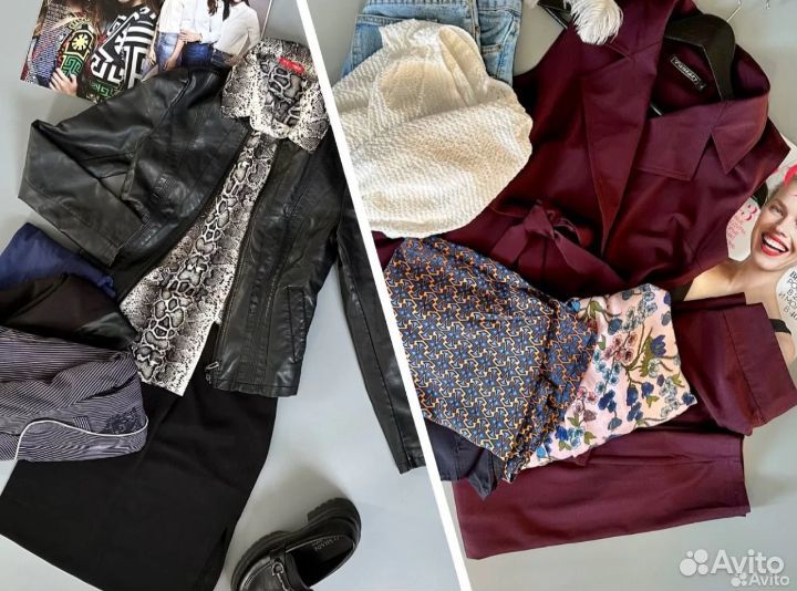 Большой пакет вещей на девушку р 42-44