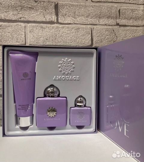 Amouage lilac love набор подарочный 3 в 1