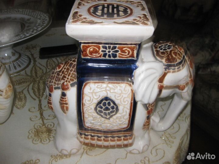Слон подставка керамика Вьетнам 30*32