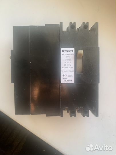 Автоматический выключатель ае 2056М 100А