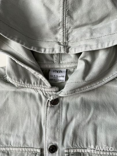 Куртка джинсовая zara для мальчика 110