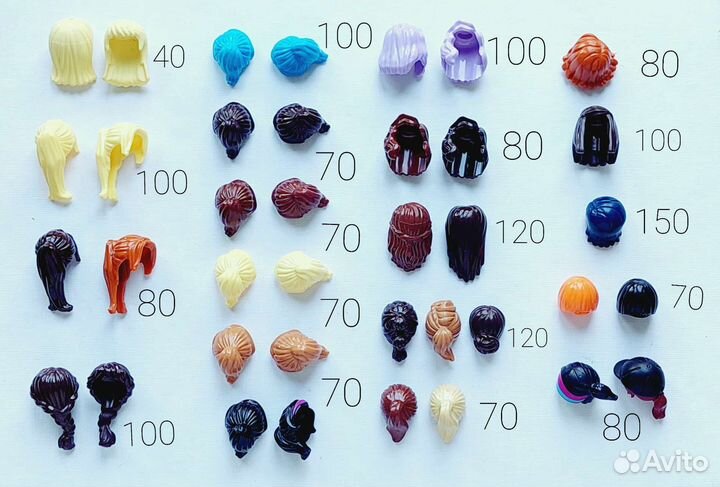 Головы, волосы и др. для Lego Friends