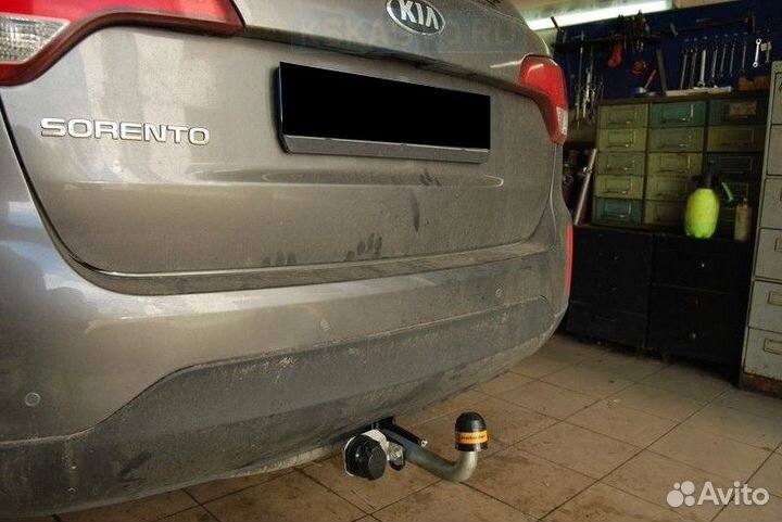 Фаркоп с оцинкованным шаром Hyundai Santa Fe 2012