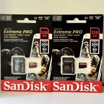 Карта памяти Sandisk Extreme Pro 128 Gb